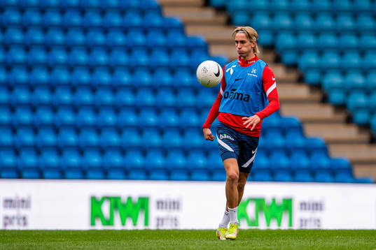 Dennis Johnsen of the Norwegian national football team