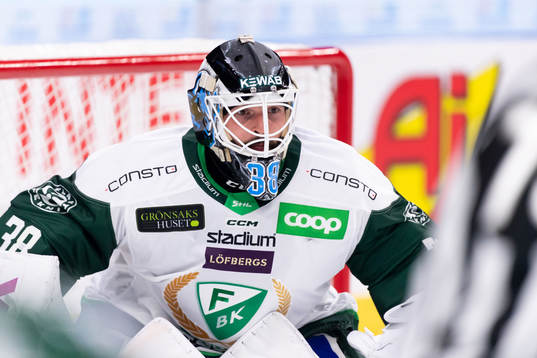 Färjestads målvakt Dominik Furch