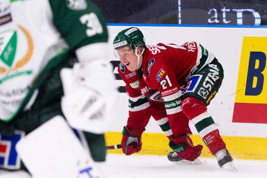 Frölundas Karl Henriksson jublar