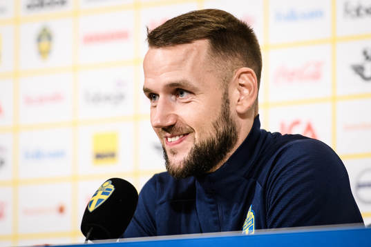 Alexander Milosevic of the Swedish national football team