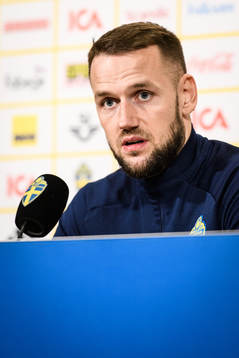 Alexander Milosevic of the Swedish national football team
