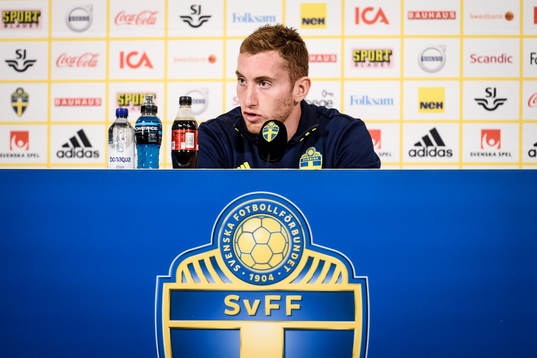 Dejan Kulusevski of the Swedish national football team