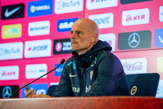 Ståle Solbakken, head coach of the Norwegian national