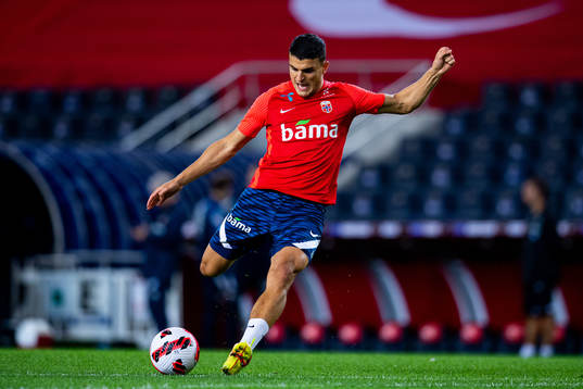 Mohamed Elyounoussi of the Norwegian national football team