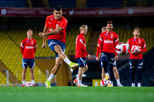 Mohamed Elyounoussi of the Norwegian national football team