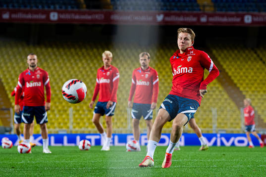 Jens Petter Hauge of the Norwegian national football team
