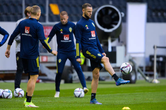 Alexander Milosevic of the Swedish national football team