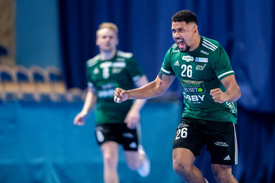 Helsingborgs Miguel Mbumba jublar