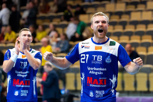 Alingsås Johan Nilsson jublar
