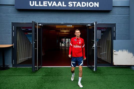 Fredrik Aursnes of the Norwegian national football team