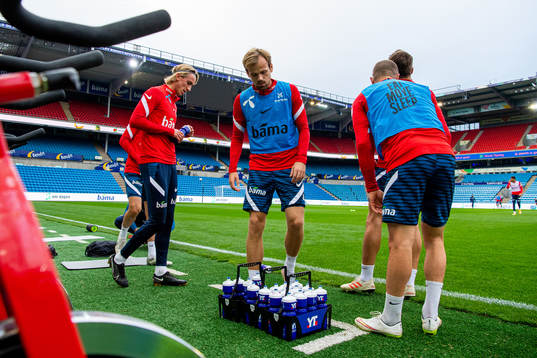 Iver Fossum of the Norwegian national football team
