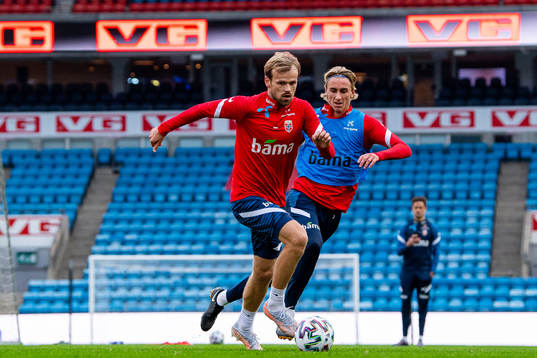 Iver Fossum and Dennis Johnsen of the Norwegian national