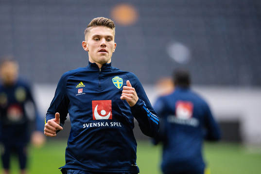 Viktor Gyökeres of the Swedish national football team
