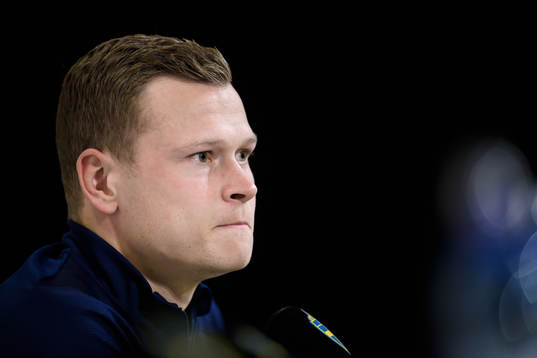 Viktor Claesson of the Swedish national football team