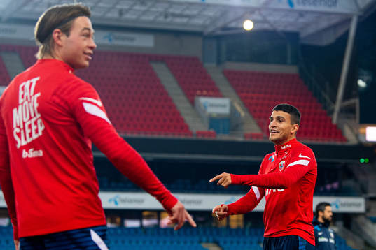 Mohamed Elyounoussi of the Norwegian national football team