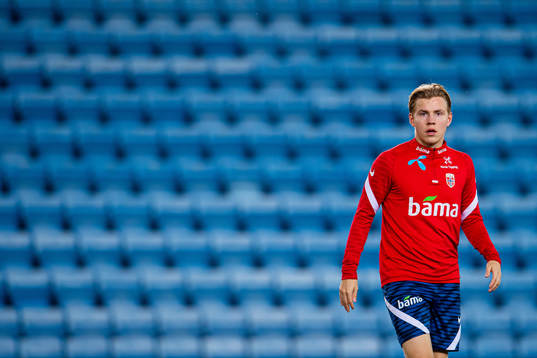 Jens Petter Hauge of the Norwegian national football team