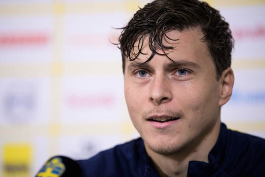 Victor Nilsson Lindelöf of the Swedish national football