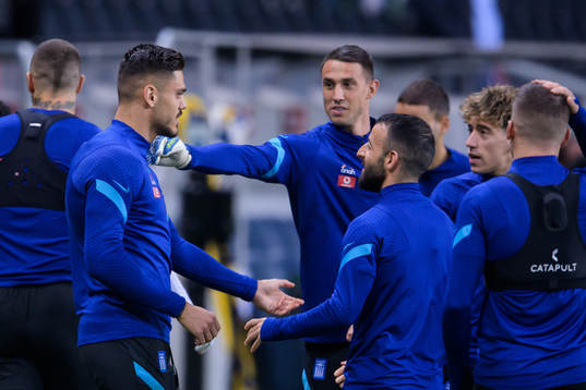 Konstantinos Mavropanos of the Greek national football team