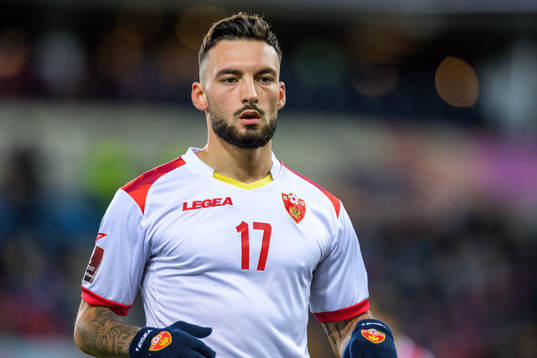 Sead Haksabanovic of Montenegro
