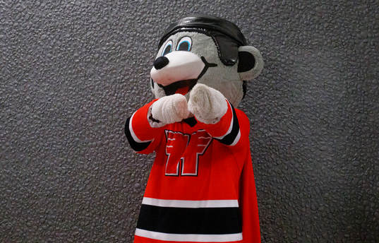 Örebros maskot Harry the hero