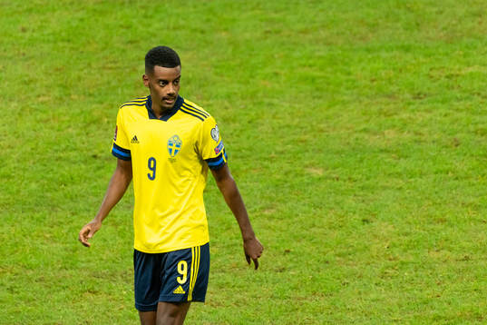 Alexander Isak of Sweden