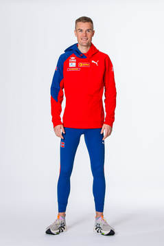 Filip Ingebrigtsen of the Norwegian national athletics team