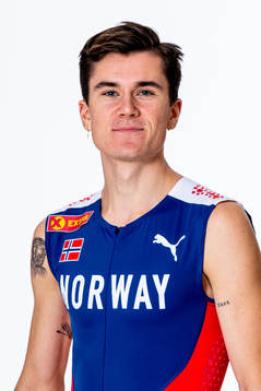 Jakob Ingebrigtsen of the Norwegian national athletics team
