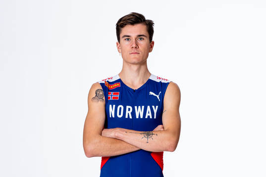 Jakob Ingebrigtsen of the Norwegian national athletics team