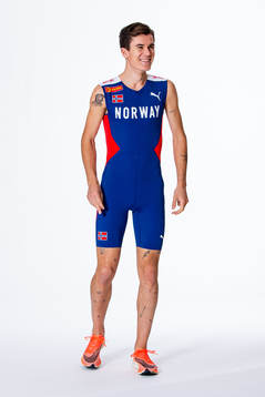 Jakob Ingebrigtsen of the Norwegian national athletics team
