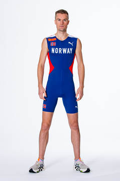 Filip Ingebrigtsen of the Norwegian national athletics team