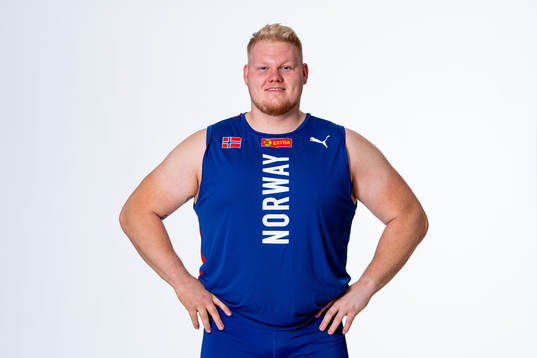 Marcus Thomsen of the Norwegian national athletics team