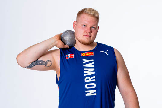 Marcus Thomsen of the Norwegian national athletics team
