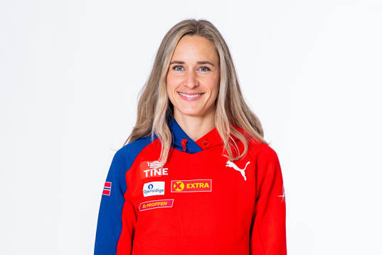 Hedda Hynne of the Norwegian national athletics team poses