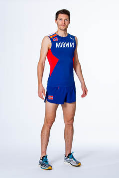 Tom Erling Kårbø of the Norwegian national athletics team
