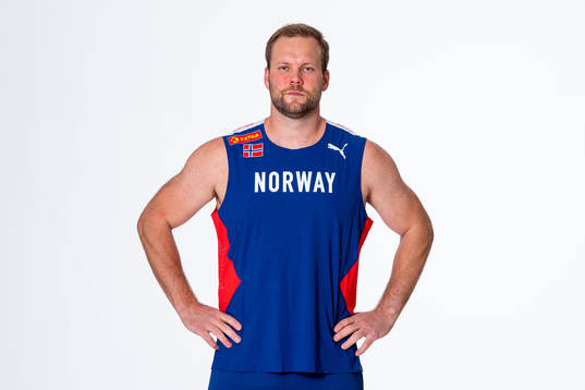 Eivind Henriksen of the Norwegian national athletics team