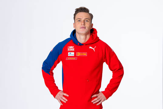 Karsten Warholm of the Norwegian national athletics team