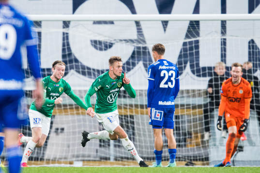 Jönköpings Daniel Strandsäter jublar