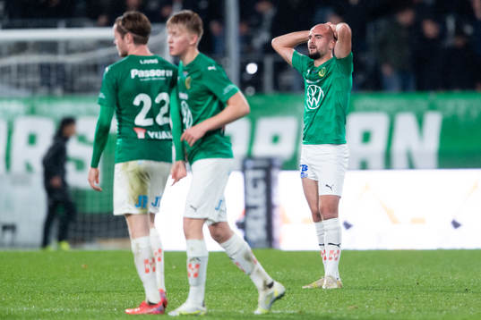 Jönköpings Perparim Beqaj deppar
