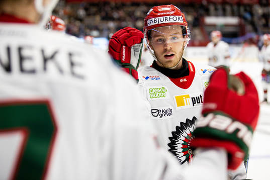 Frölundas Filip Johansson jublar