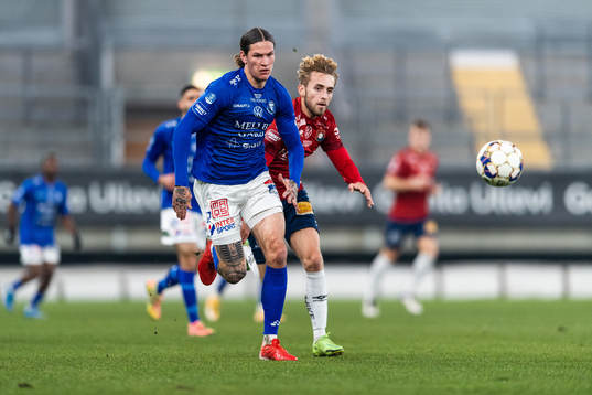 Trelleborgs Isak Jönsson och Örgrytes Jack Cooper Love