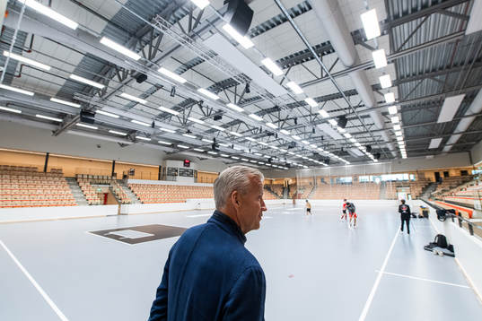 Hans Wallenstam i Wallenstam Arena