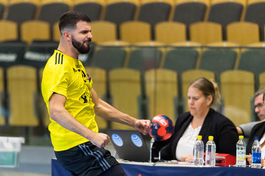 Sävehofs Gzim Salihi jublar