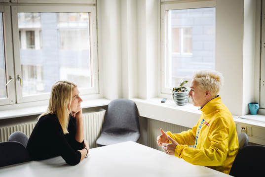 Erica Johansson intervjuar Kajsa Bergqvist, förbundskapten