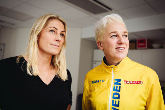 Erica Johansson intervjuar Kajsa Bergqvist, förbundskapten