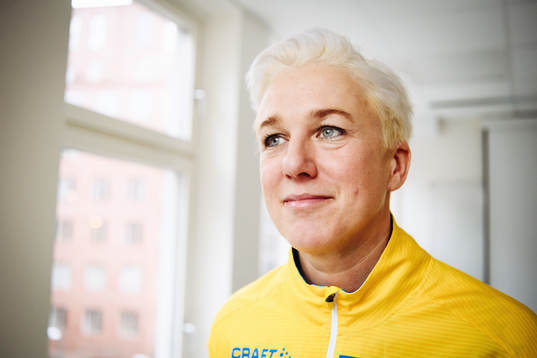 Kajsa Bergqvist, förbundskapten för Sveriges