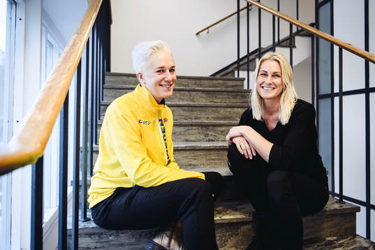 Erica Johansson intervjuar Kajsa Bergqvist, förbundskapten
