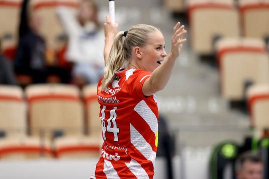 Pixbos Amanda Berggren jublar