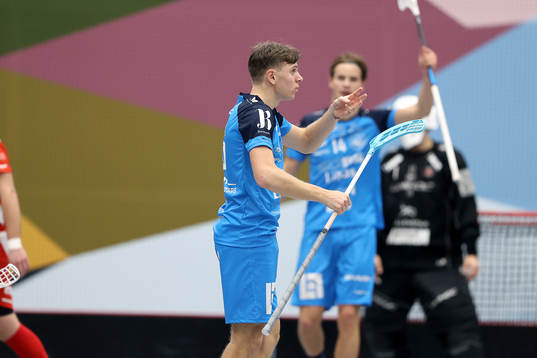 Kalmarsunds Albin Hedstål jublar