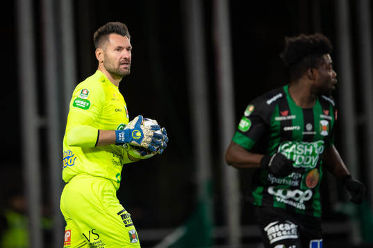 Varbergs målvakt Stojan Lukic