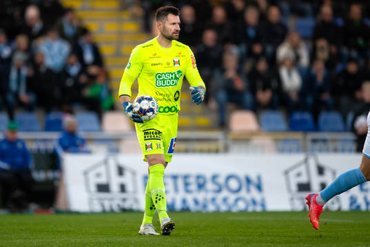 Varbergs målvakt Stojan Lukic